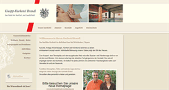 Desktop Screenshot of kurhotel-brandl.de
