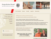 Tablet Screenshot of kurhotel-brandl.de